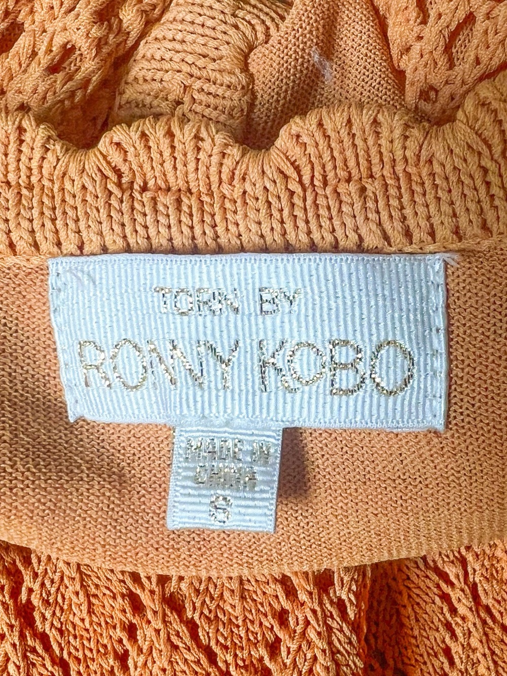 Torn by Ronny Kobo Terracota Ryan Dress Size S - Picture 5 of 12